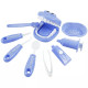 Детский игровой набор стоматолога 9 шт, синий